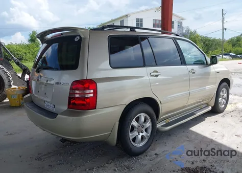 2002 Toyota Highlander Limited V6 из США, поврежденный, VIN JTEGF21AX20065260